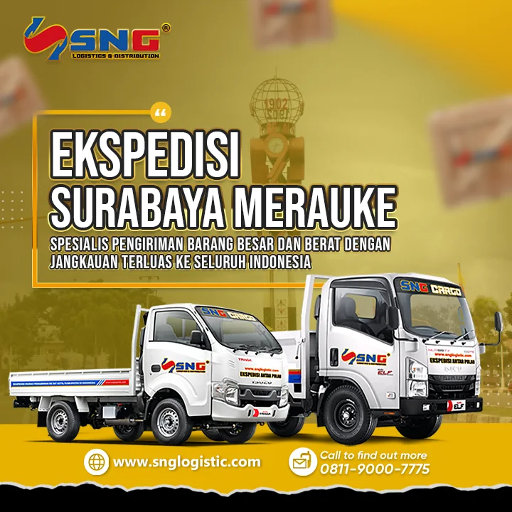 Ekspedisi Surabaya Merauke Cepat, Murah, & Aman